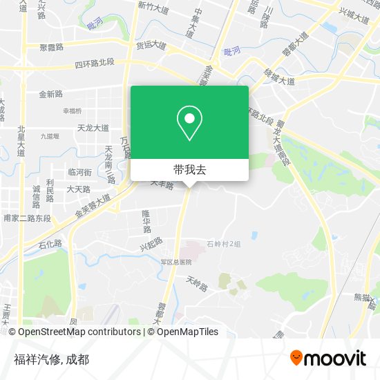福祥汽修地图