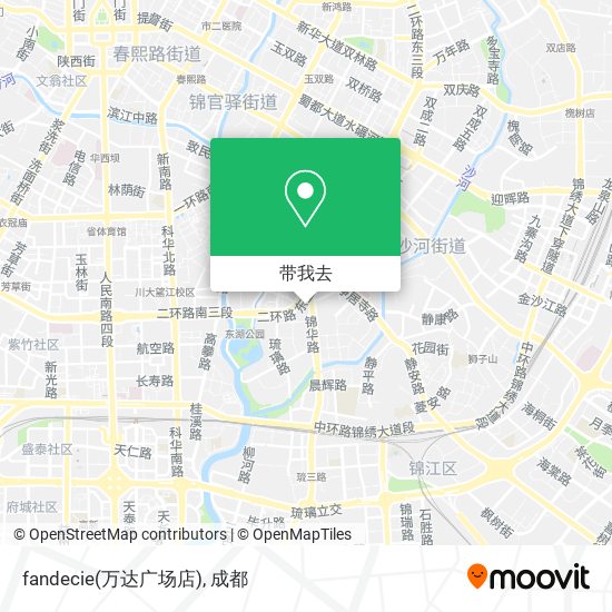 fandecie(万达广场店)地图