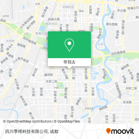 四川季维科技有限公司地图