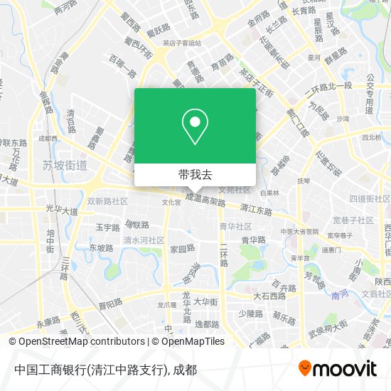中国工商银行(清江中路支行)地图