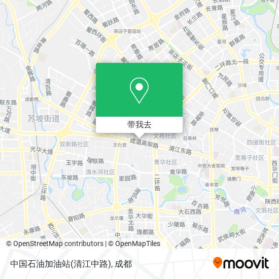 中国石油加油站(清江中路)地图