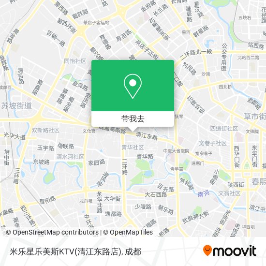 米乐星乐美斯KTV(清江东路店)地图