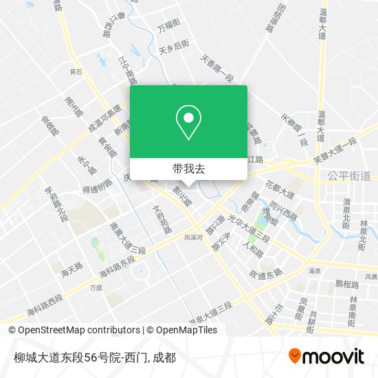 柳城大道东段56号院-西门地图