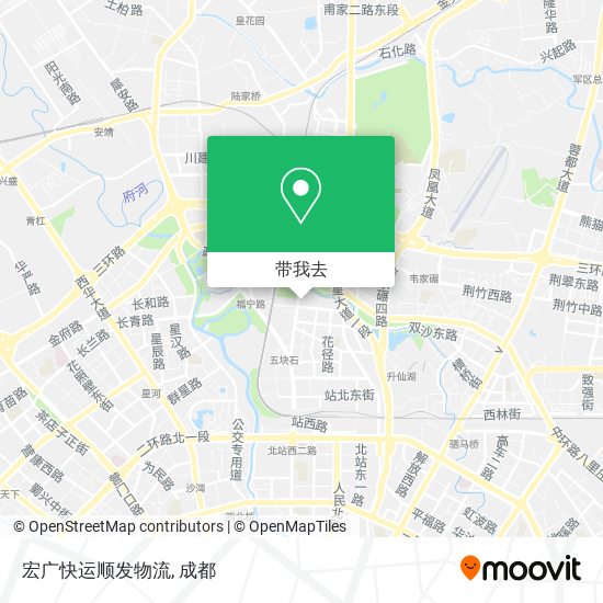 宏广快运顺发物流地图