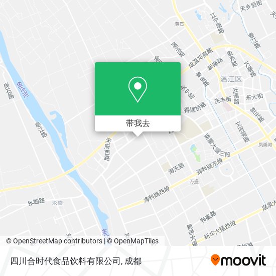 四川合时代食品饮料有限公司地图