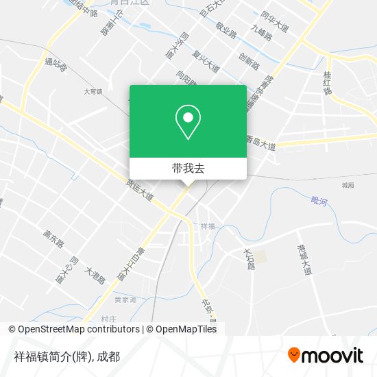 祥福镇简介(牌)地图
