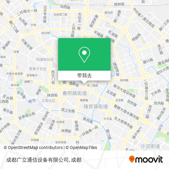 成都广立通信设备有限公司地图