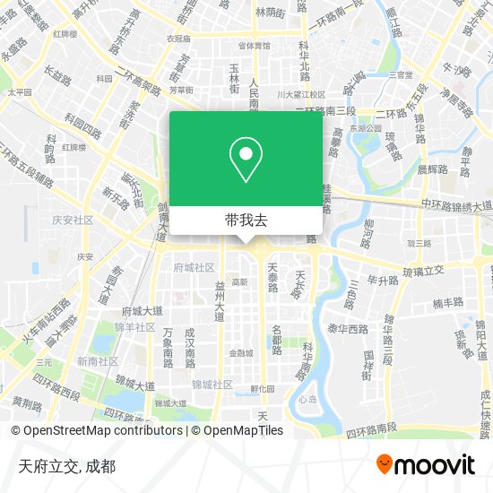 天府立交地图