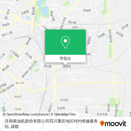 济南柴油机股份有限公司四川重庆地区特约维修服务站地图