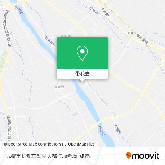 成都市机动车驾驶人都江堰考场地图