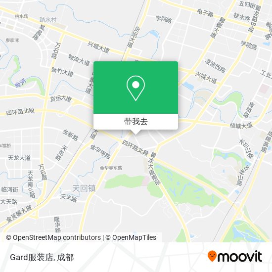 Gard服装店地图