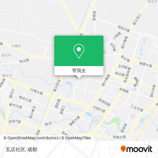 瓦店社区地图