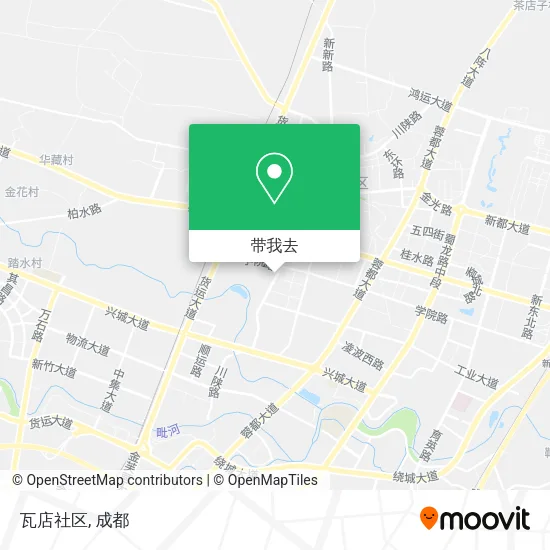 瓦店社区地图