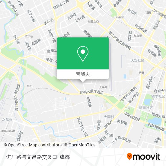 进厂路与文昌路交叉口地图