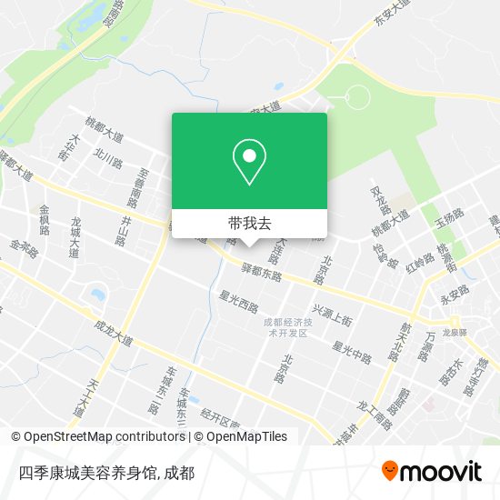 四季康城美容养身馆地图