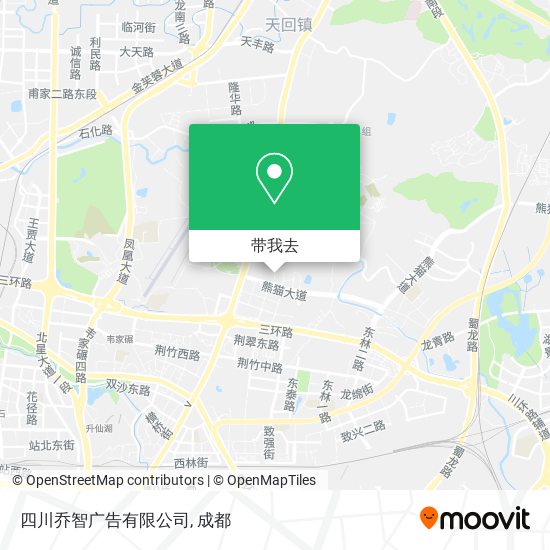四川乔智广告有限公司地图