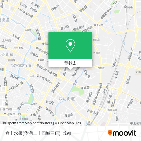 鲜丰水果(华润二十四城三店)地图
