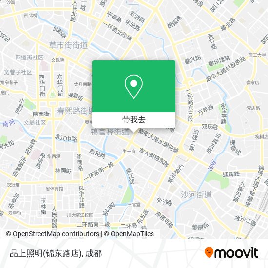 品上照明(锦东路店)地图