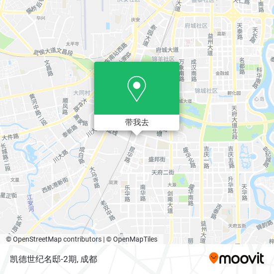 凯德世纪名邸-2期地图