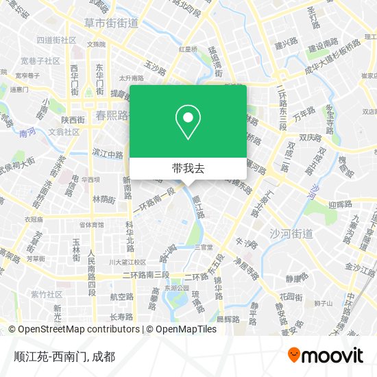 顺江苑-西南门地图