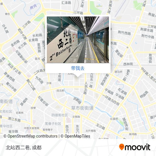 北站西二巷地图