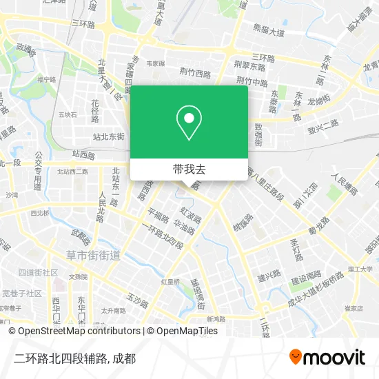 二环路北四段辅路地图