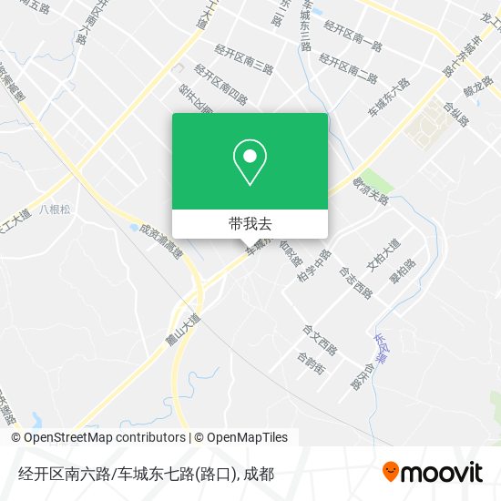 经开区南六路/车城东七路(路口)地图