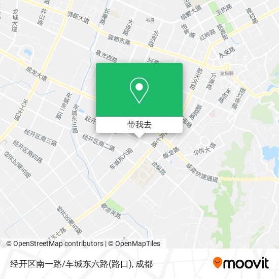经开区南一路/车城东六路(路口)地图