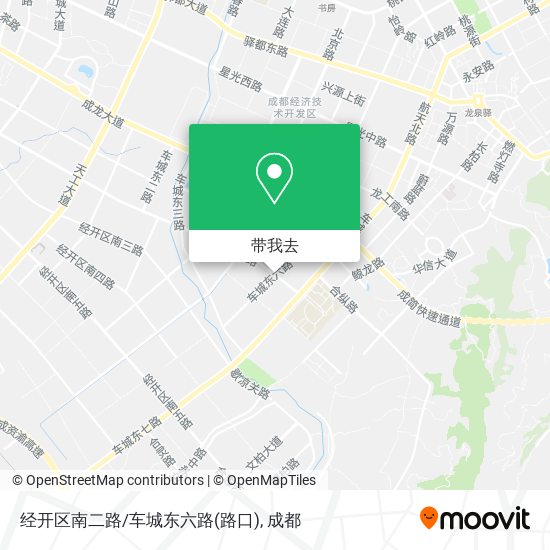 经开区南二路/车城东六路(路口)地图