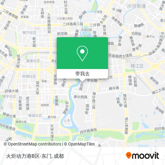 火炬动力港B区-东门地图
