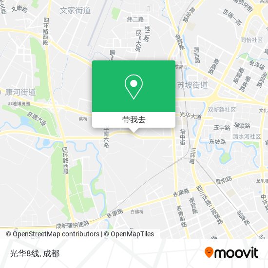 光华8线地图