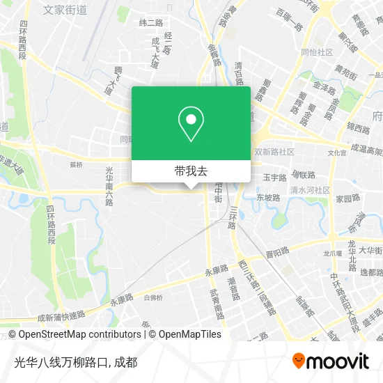 光华八线万柳路口地图