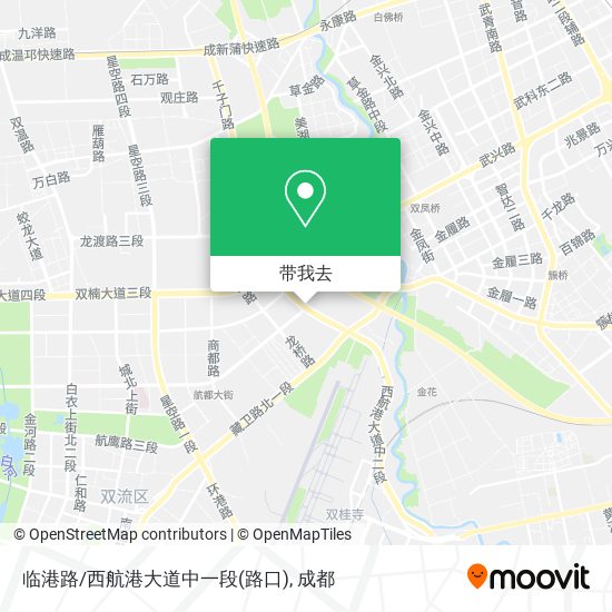 临港路/西航港大道中一段(路口)地图