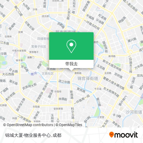 锦城大厦-物业服务中心地图