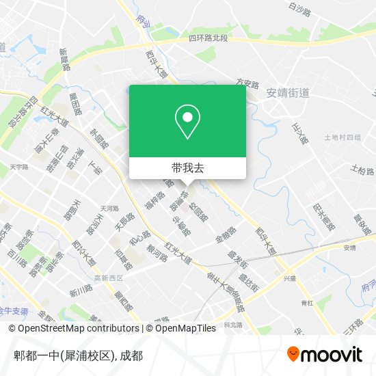 郫都一中(犀浦校区)地图