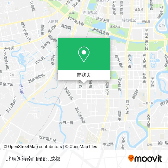 北辰朗诗南门绿郡地图