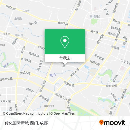 传化国际新城-西门地图