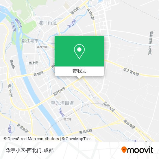华宇小区-西北门地图