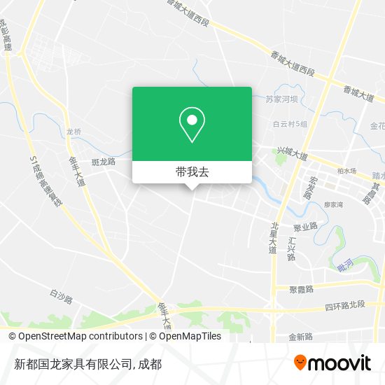 新都国龙家具有限公司地图