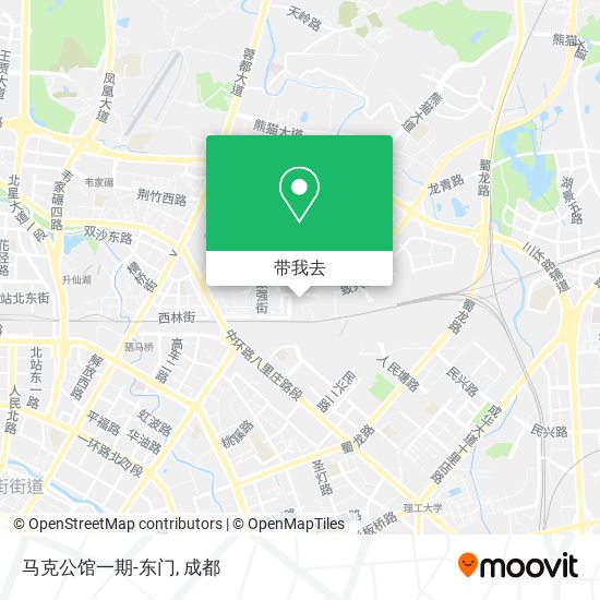 马克公馆一期-东门地图