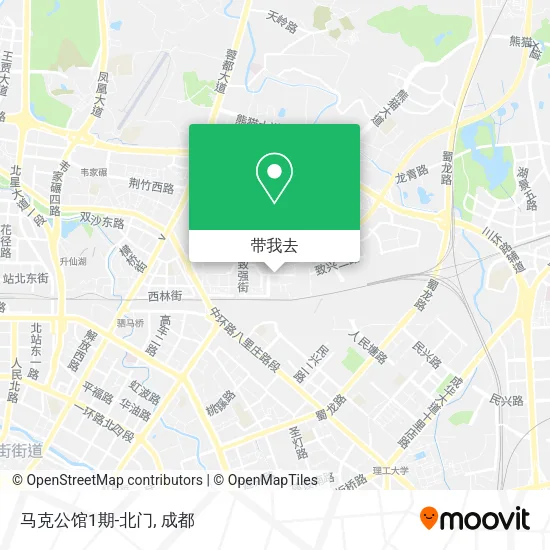 马克公馆1期-北门地图