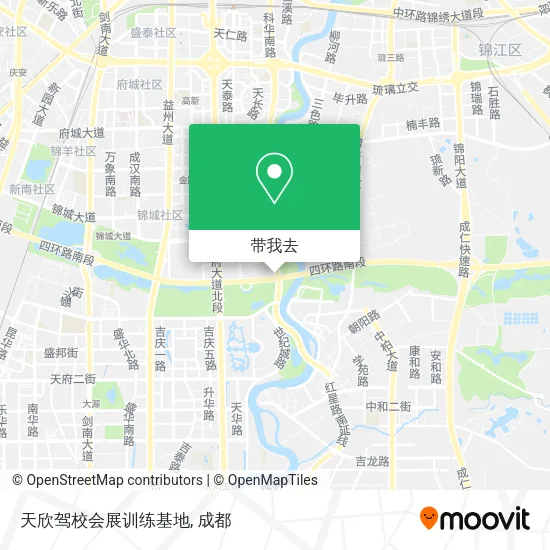 天欣驾校会展训练基地地图