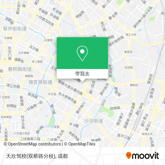 天欣驾校(双桥路分校)地图