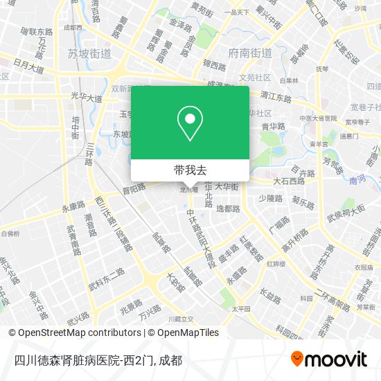 四川德森肾脏病医院-西2门地图