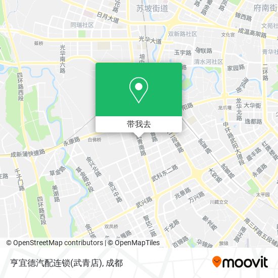 亨宜德汽配连锁(武青店)地图