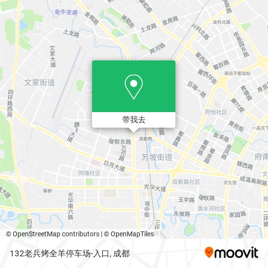 132老兵烤全羊停车场-入口地图