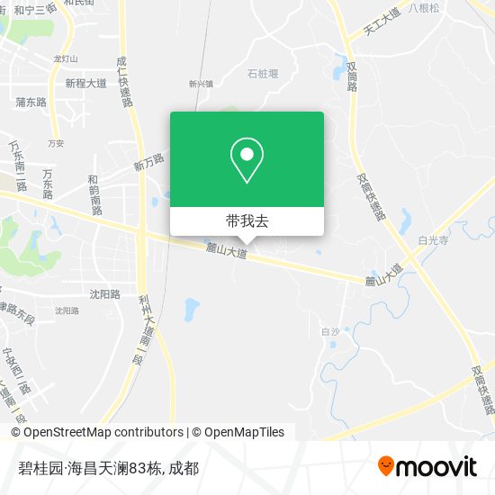 碧桂园·海昌天澜83栋地图