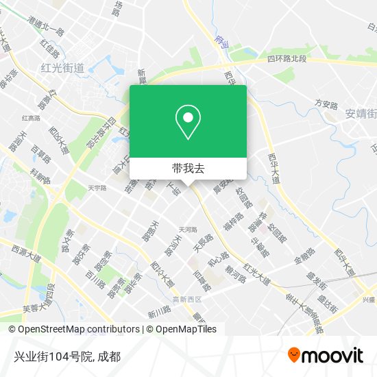 兴业街104号院地图