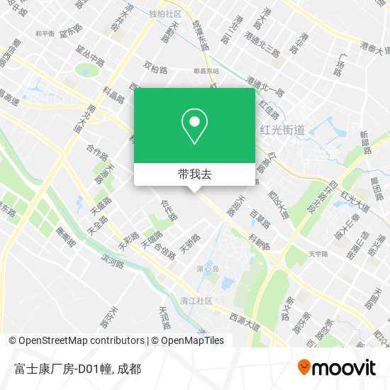 富士康厂房-D01幢地图