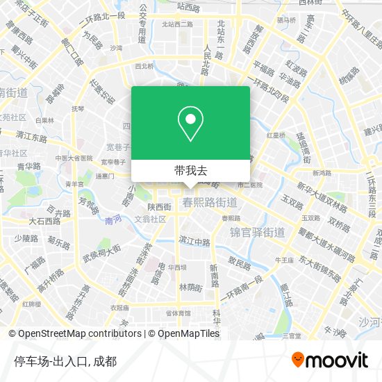 停车场-出入口地图